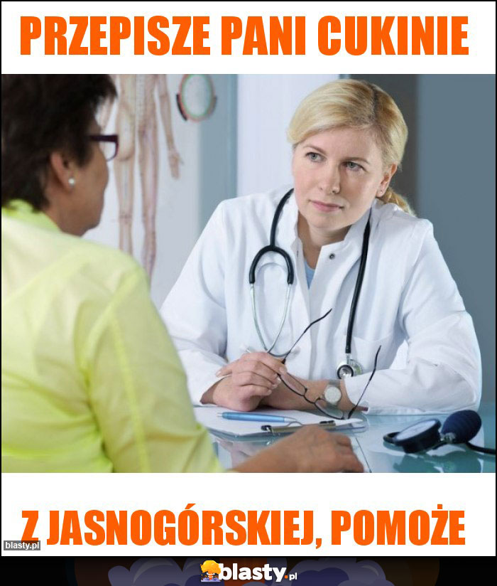 Przepisze pani cukinie