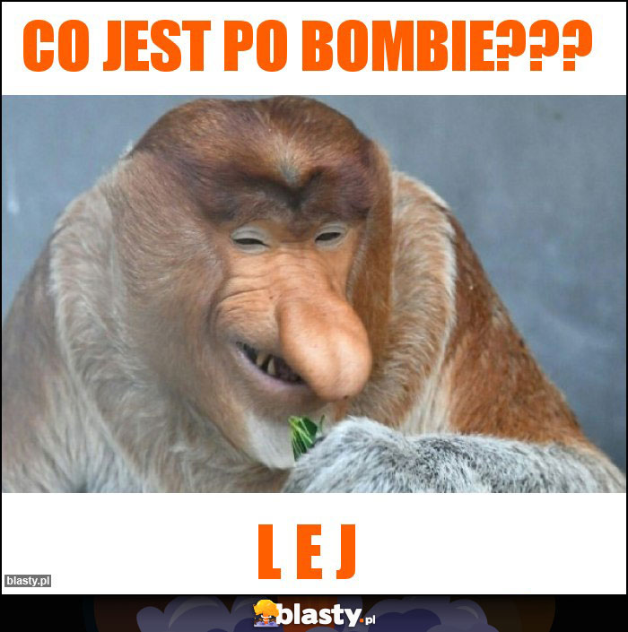 Co jest po bombie???