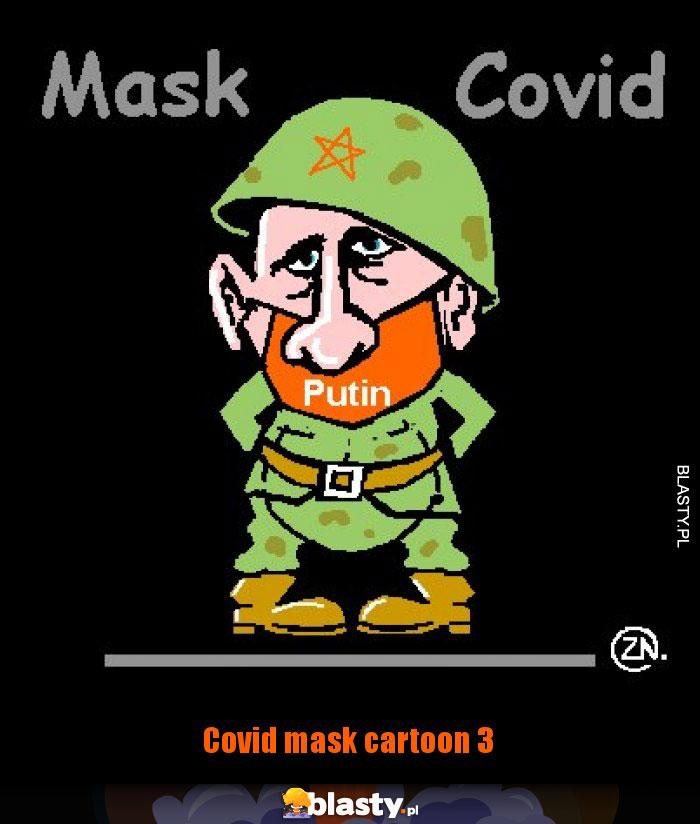 Covid mask cartoon 3