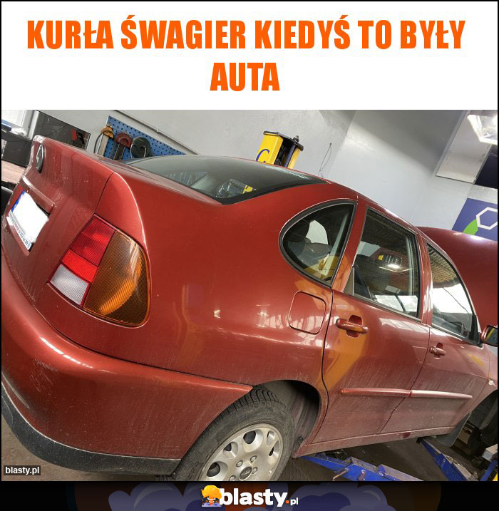 Kurła Śwagier kiedyś to były auta