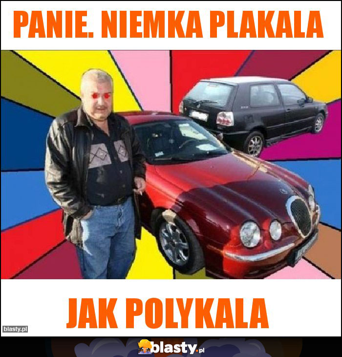 Panie. Niemka plakala