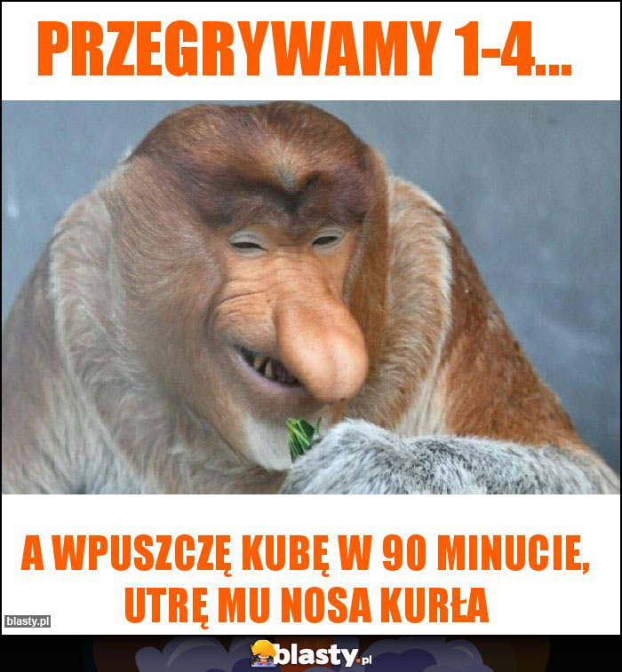 Przegrywamy 1-4...