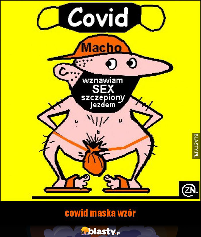 cowid maska wzór