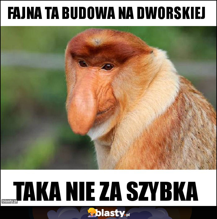 Fajna ta budowa na dworskiej