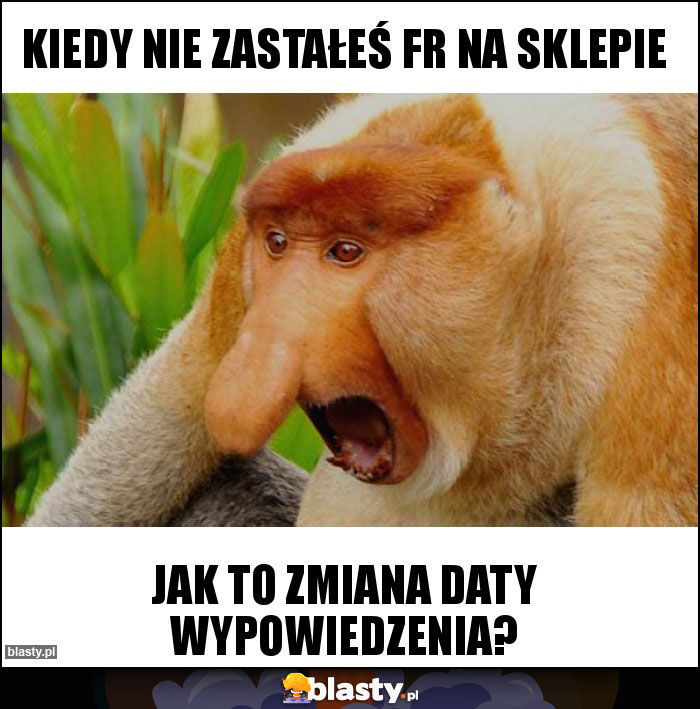 Kiedy nie zastałeś FR na sklepie