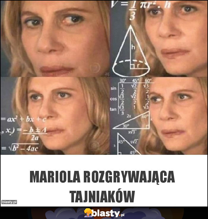 Mariola rozgrywająca tajniaków