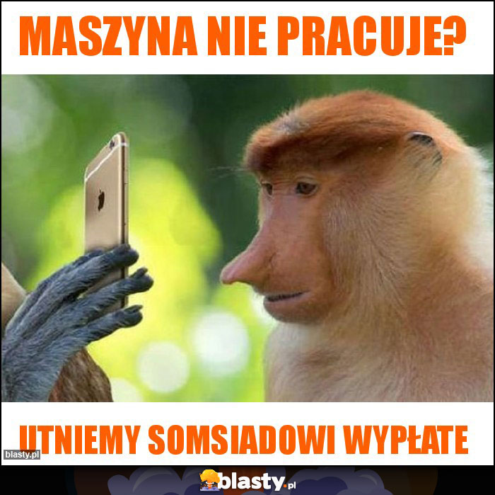 maszyna nie pracuje?