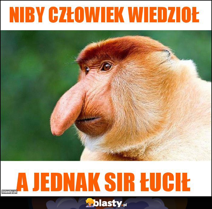 Niby człowiek wiedzioł