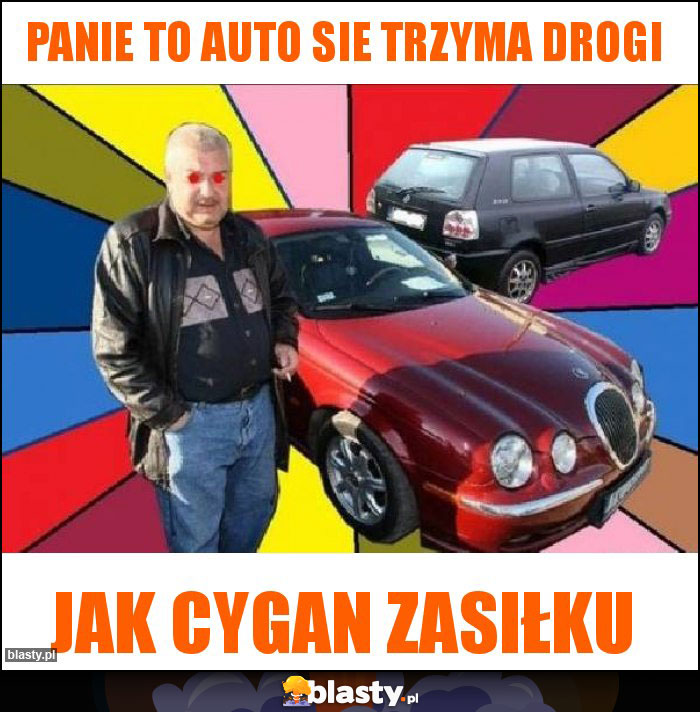 PANIE TO AUTO SIE TRZYMA DROGI