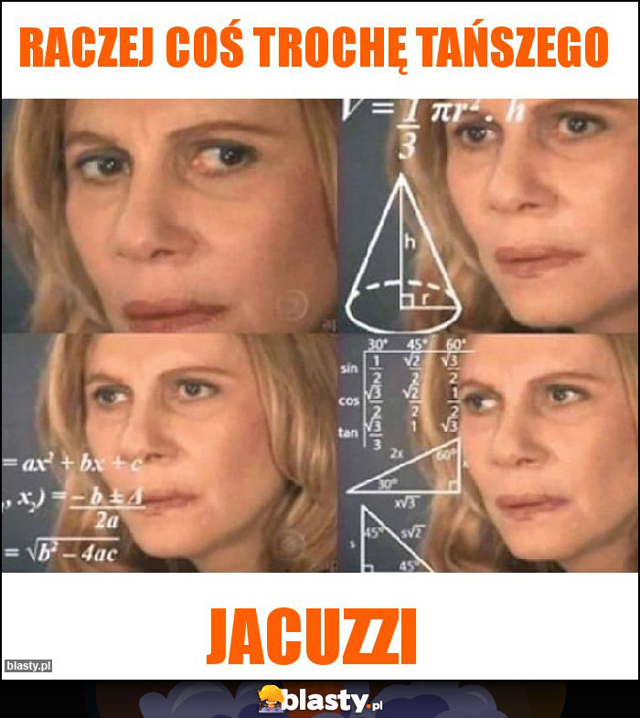 raczej coś trochę tańszego