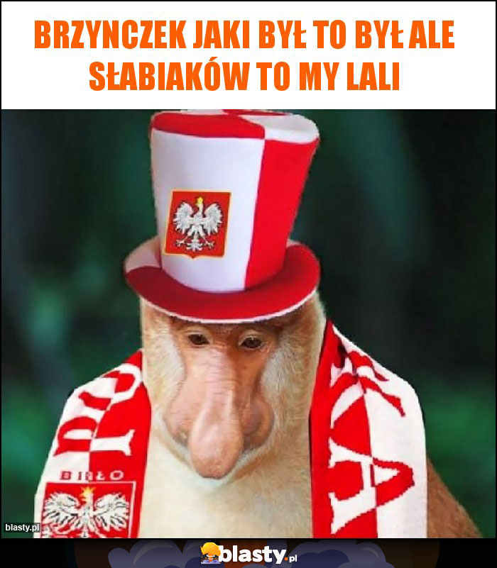 Brzynczek jaki był to był ale słabiaków to my lali