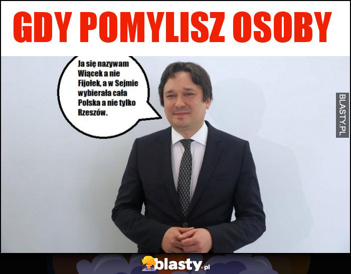 Gdy pomylisz osoby