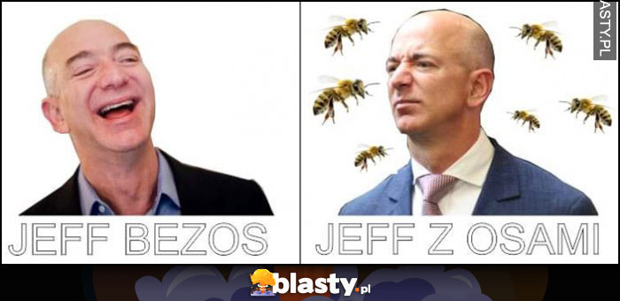 Jeff Bezos vs Jeff z osami porównanie dosłownie