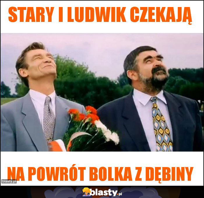 Stary i Ludwik czekają