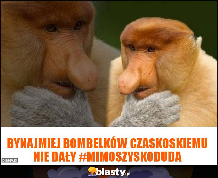 BYNAJMIEJ BOMBELKÓW CZASKOSKIEMU NIE DAŁY #MIMOSZYSKODUDA