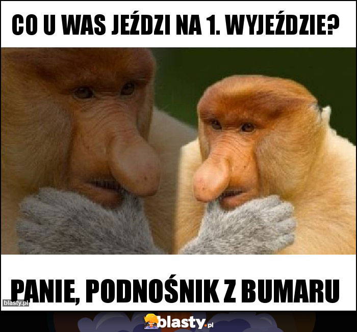 Co u Was jeździ na 1. wyjeździe?