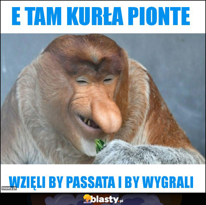 E tam kurła pionte