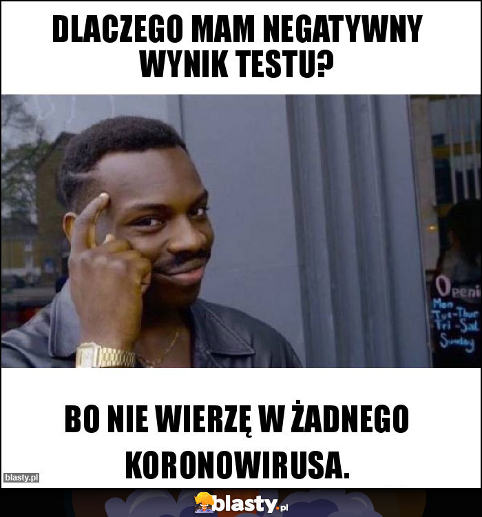 Dlaczego mam negatywny wynik testu?