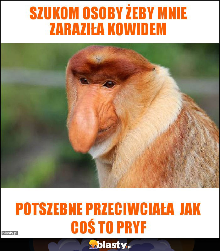 Szukom osoby żeby mnie zaraziła kowidem