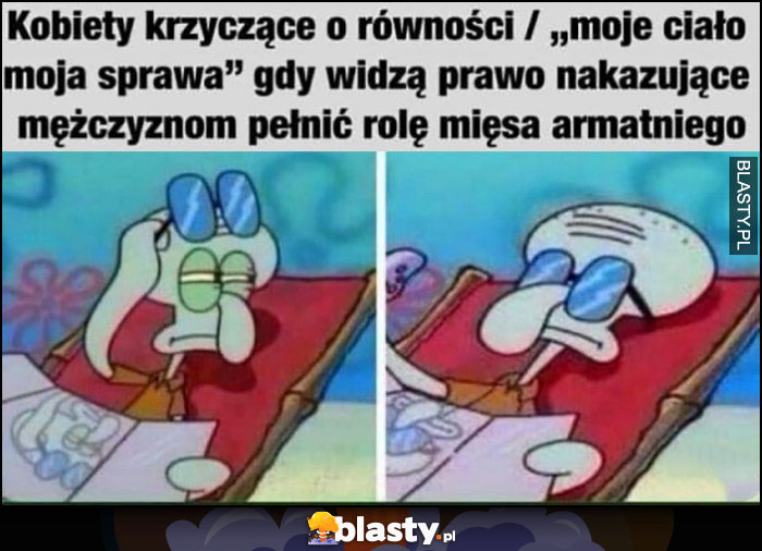 Kobiety krzyczące o równości 