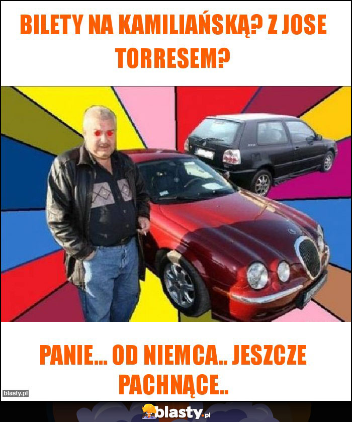 Bilety na Kamiliańską? z Jose Torresem?