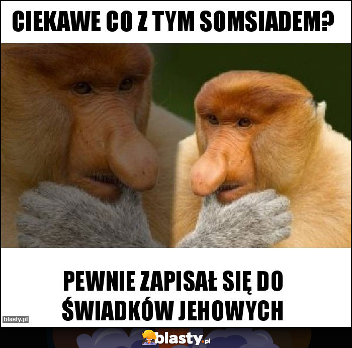 Ciekawe co z tym somsiadem?