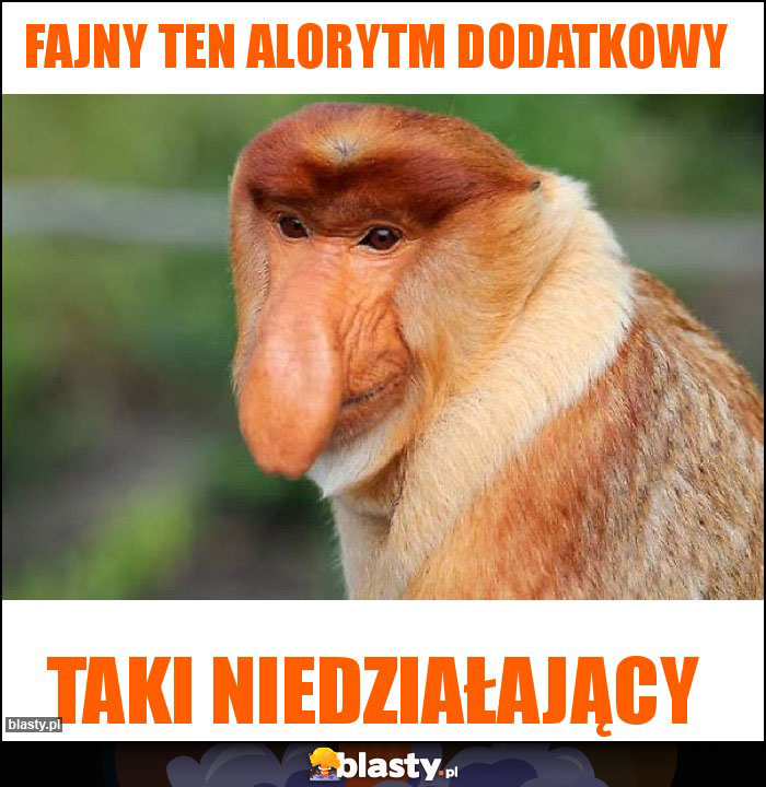 Fajny ten alorytm dodatkowy