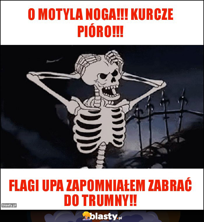 O MOTYLA NOGA!!! Kurcze pióro!!!