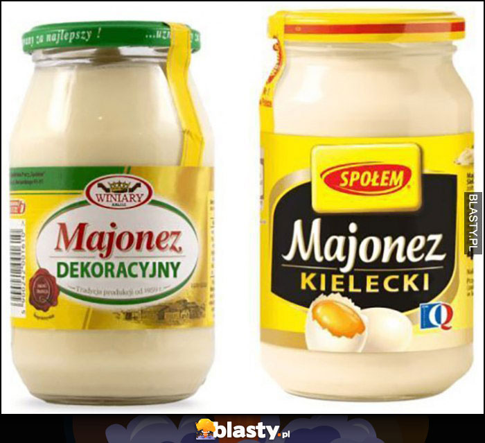 Majonez kielecki dekoracyjny zamiana etykiet photoshop