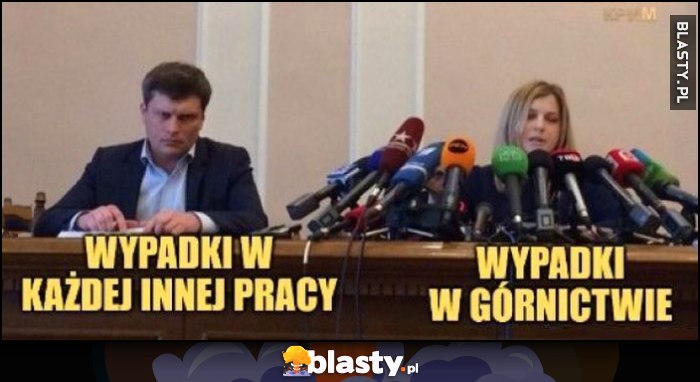 Wypadki w każdej pracy vs wypadki w górnictwie wszystkie mikrofony