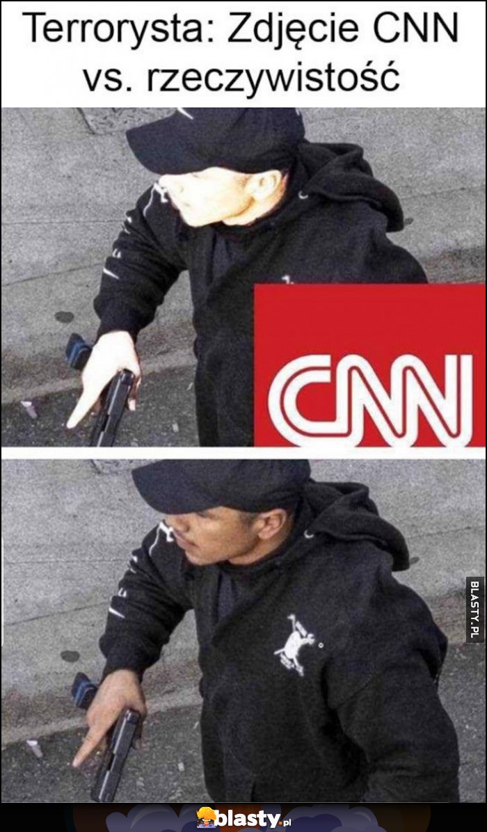 Terrorysta: zdjęcie CNN vs rzeczywistość wybielone przepalone latynos