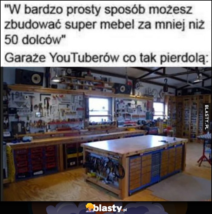 W bardzo prosty sposób możesz zbudować super mebel za mniej niż 50 dolarów vs gararze youtuberów co tak gadają pełne narzędzi