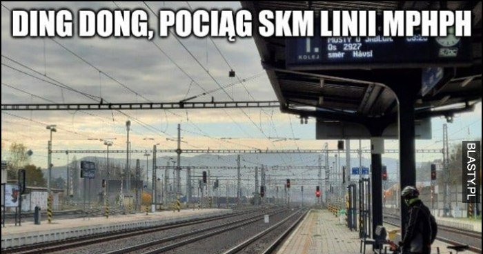 Ding Dong Pociąg Skm Linii Mphpphphphp Nieczytelne Nie Da Się