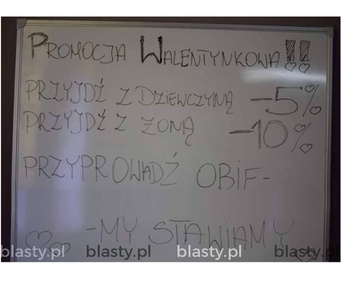 Promocja walentynkowa - zaryzykujesz ?