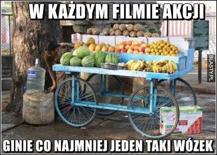 W każdym filmie akcji ginie co najmniej jeden taki wózek