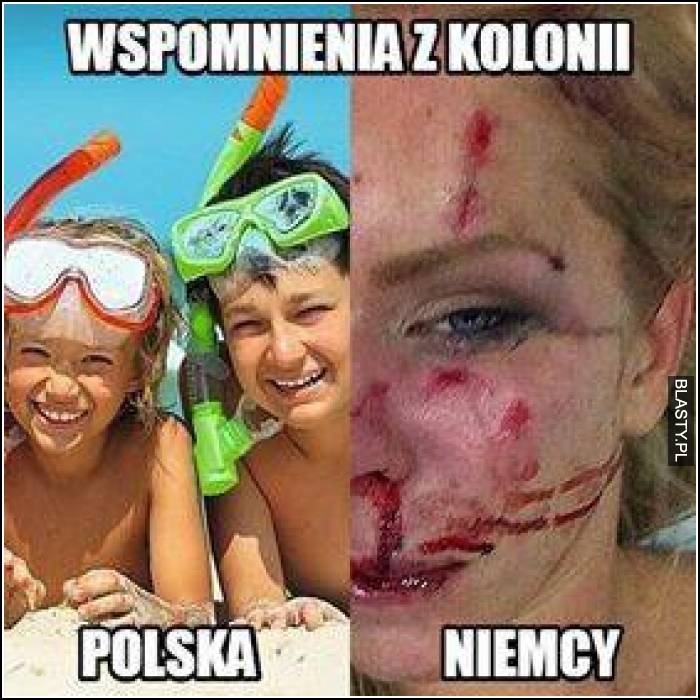 Wspomnienia z kolonii polska vs niemcy