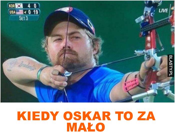 Kiedy oskar to za mało