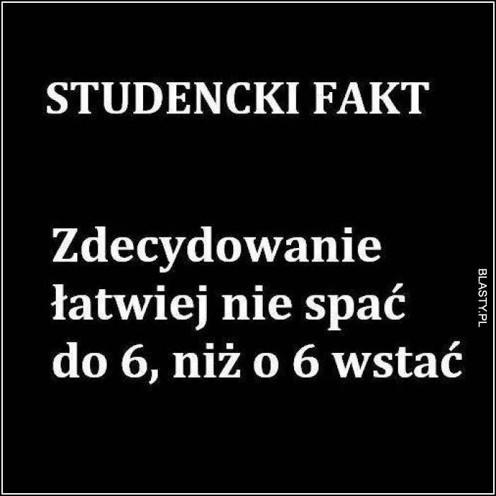 Studencki fakt