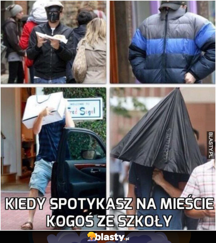 Kiedy na mieście spotykasz kogoś ze szkoły