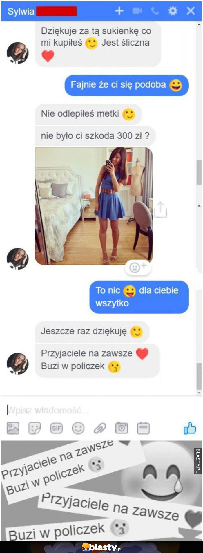 Dziękuje za tą sukienkę