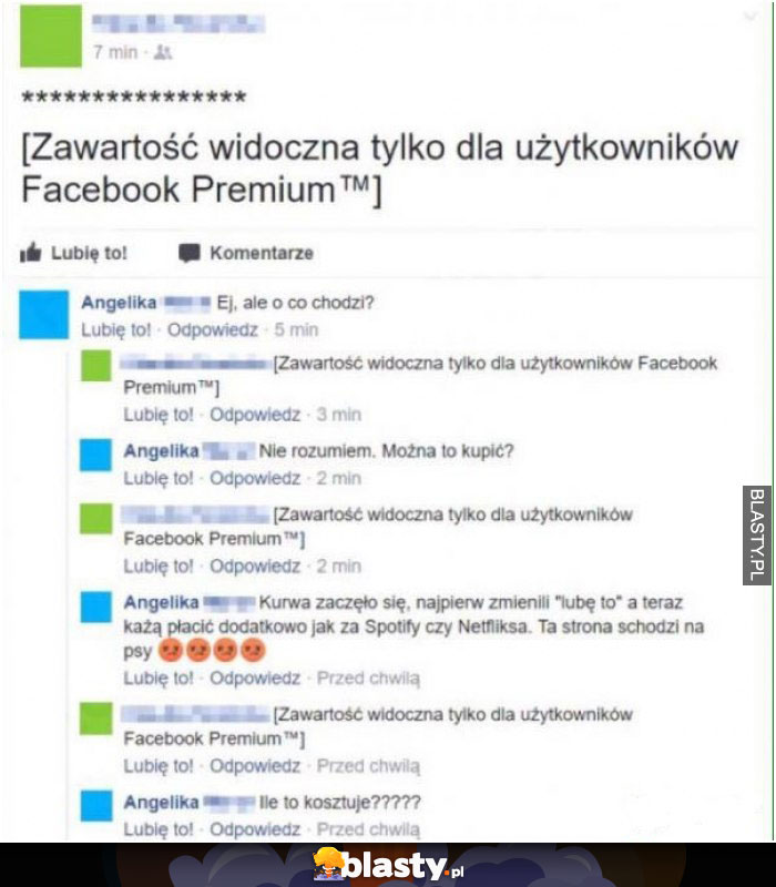 Zawartość widoczna tylko dla użytkowników facebook premium