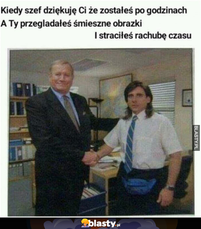 kiedy szef ci dziekuje