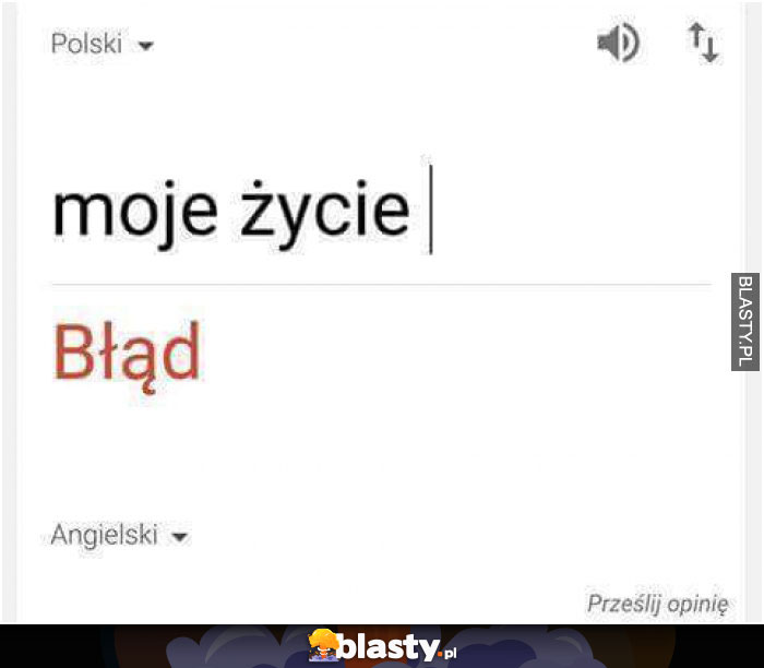 Moje życie to BŁĄD