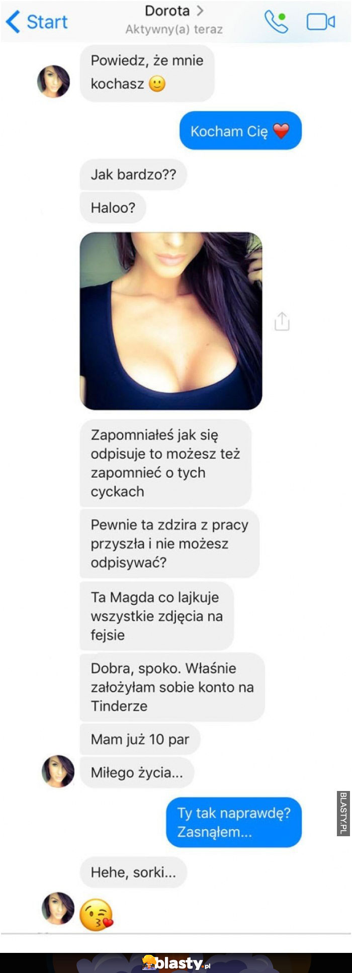 Powiedź, że mnie kochasz