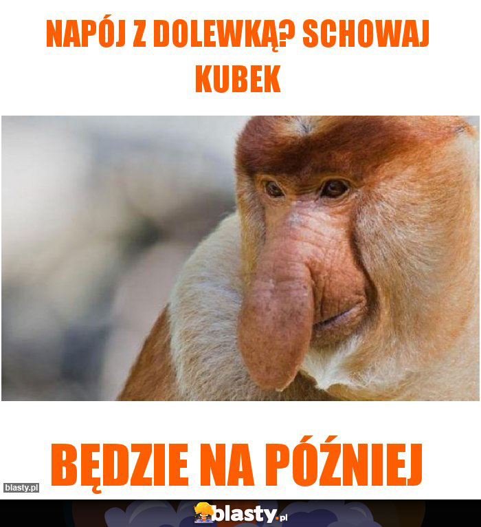 Napój z dolewką? Schowaj kubek