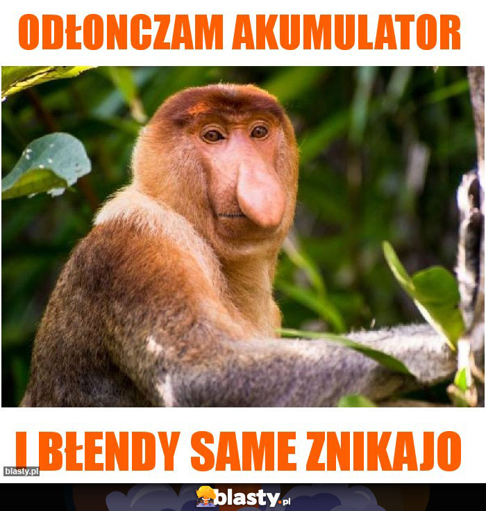 odłonczam akumulator