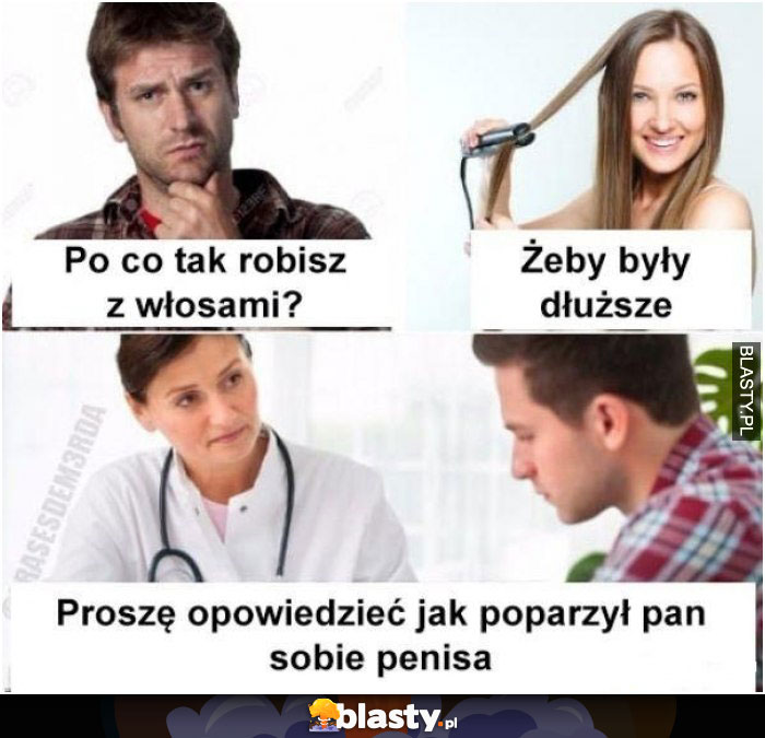 Proszę opowiedzieć jak poparzył sobie Pan penisa