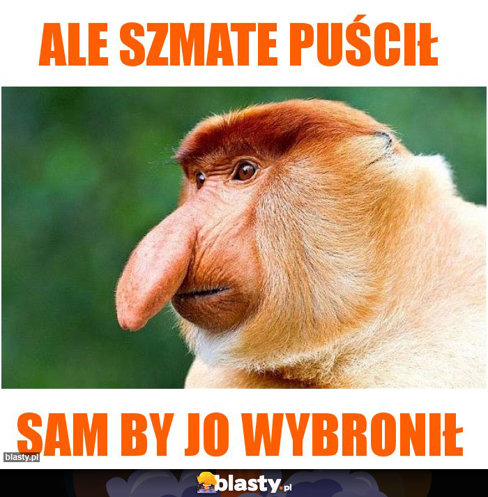 ale szmate puścił