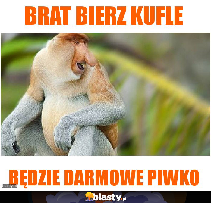 Brat bierz kufle