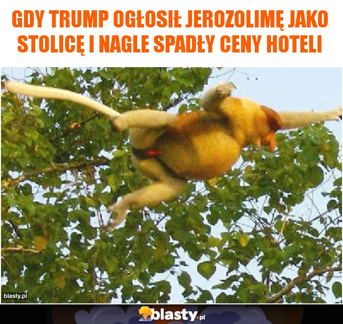 Gdy Trump ogłosił Jerozolimę jako stolicę i nagle spadły ceny hoteli